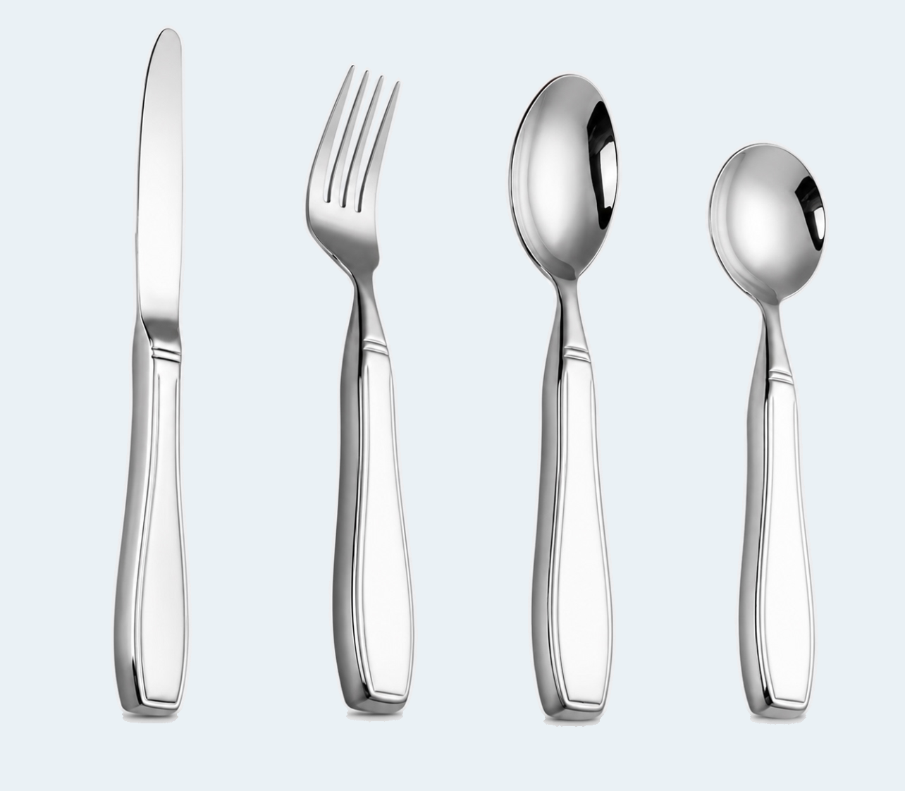 Presteem four-piece weighted stainless-steel set